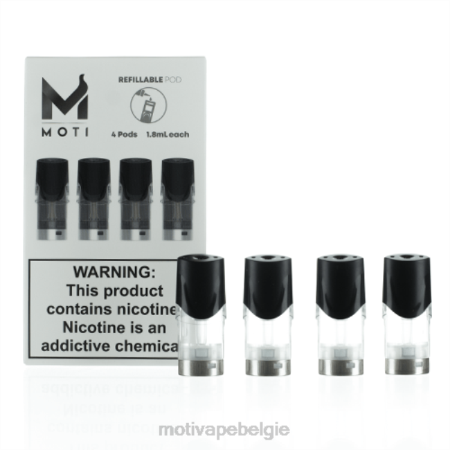 MOTI navulbare vervangende podcartridges (pak van 4) MOTI vape review - DF4X74