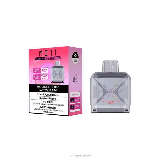 MOTI Go Pro wegwerpbare capsule watermeloen kauwgom MOTI vape price - DF4X92