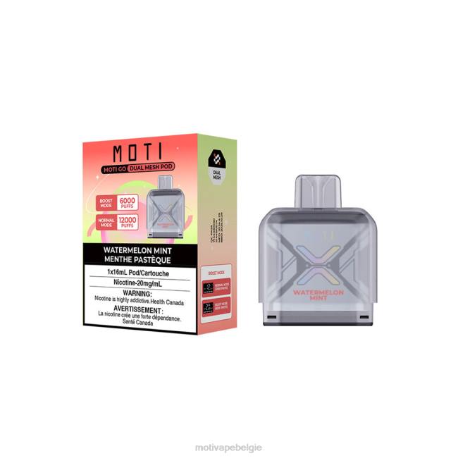 MOTI Go Pro wegwerpbare capsule watermeloen munt MOTI vape amazon - DF4X89