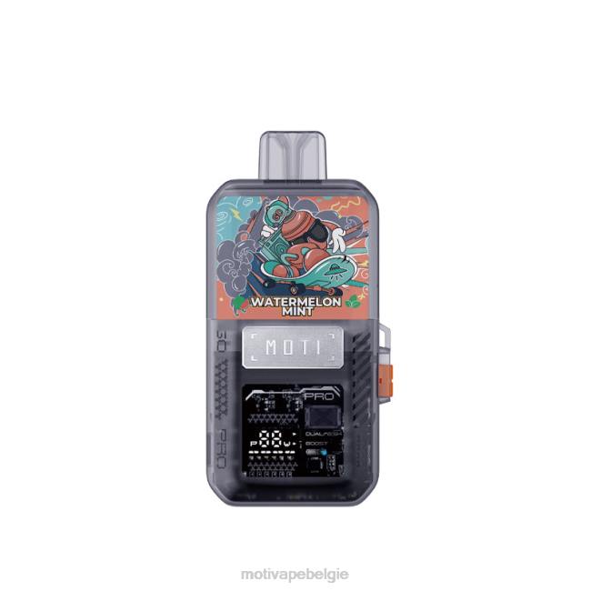 MOTI Go Pro wegwerppod+apparaat watermeloen munt MOTI vape Brussel - DF4X78