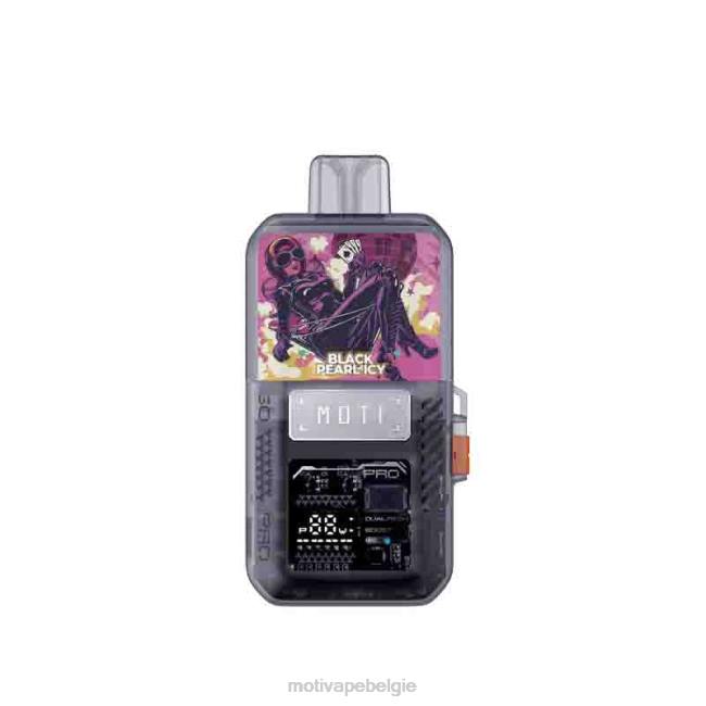 MOTI Go Pro wegwerppod+apparaat zwarte parel ijskoud MOTI vape kit België - DF4X86