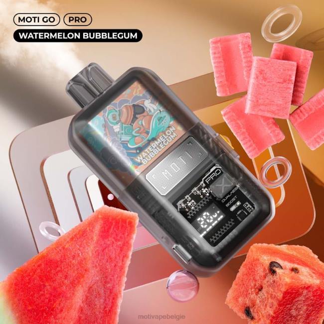MOTI Go Pro wegwerpdamp (5%, 12.000 trekjes) ananas express MOTI vape België - DF4X17
