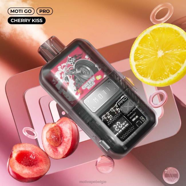 MOTI Go Pro wegwerpdamp (5%, 12.000 trekjes) kersen kus MOTI vape near me - DF4X15