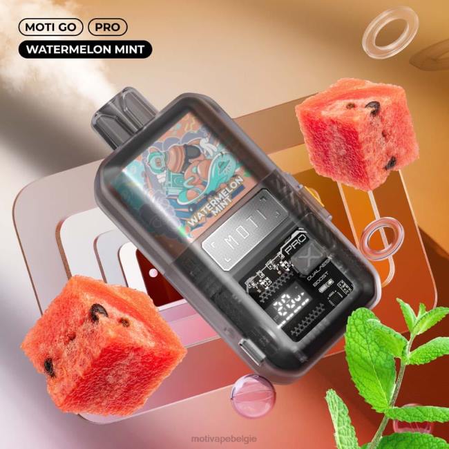 MOTI Go Pro wegwerpdamp (5%, 12.000 trekjes) watermeloen munt MOTI vape near me - DF4X25