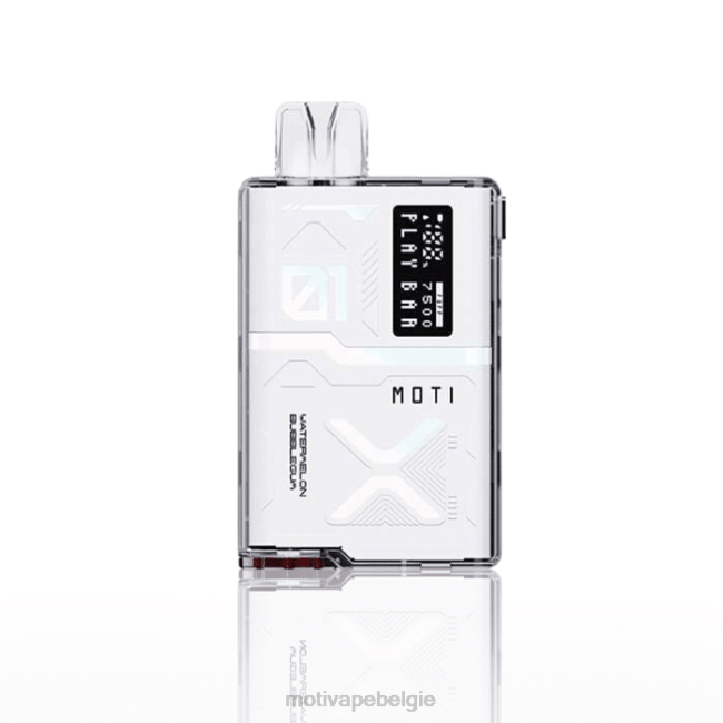 MOTI Play Bar 7500 wegwerpvape (5%, 7500 trekjes) watermeloen kauwgom MOTI vape pods - DF4X53