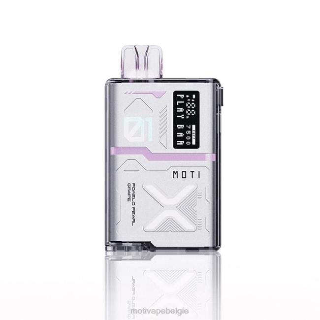 MOTI Play Bar 7500 wegwerpvape (5%, 7500 trekjes) zure appel perzik MOTI vape kit België - DF4X56