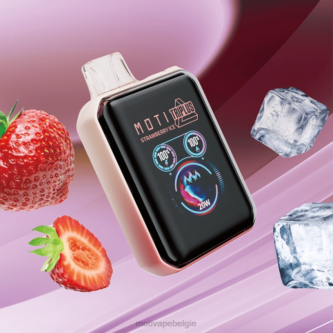 MOTI Triplus 20k wegwerpvape (5%, 20.000 trekjes) aardbeien ijs MOTI vape amazon - DF4X9