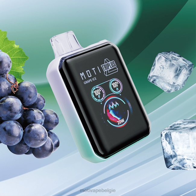 MOTI Triplus 20k wegwerpvape (5%, 20.000 trekjes) druiven ijs MOTI vape review - DF4X4