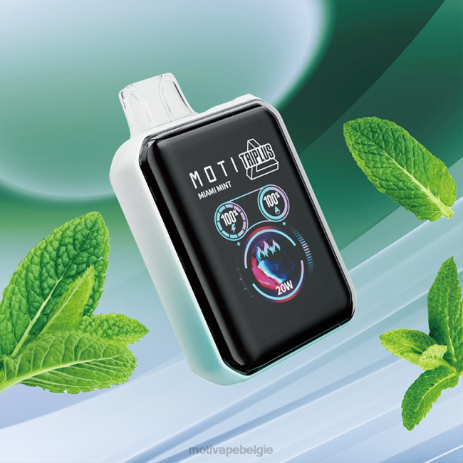 MOTI Triplus 20k wegwerpvape (5%, 20.000 trekjes) miami munt MOTI vape near me - DF4X5