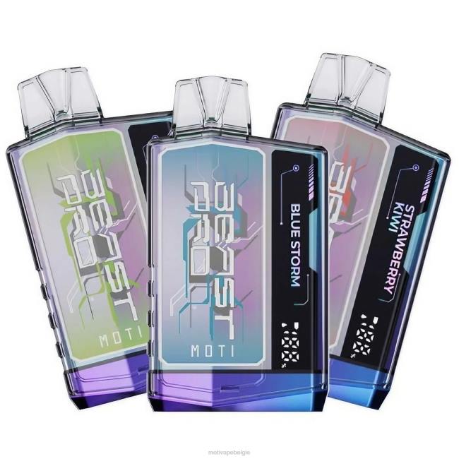 MOTI Beast Pro wegwerpdamp (5%, 10.000 trekjes) bosbessen perzik gummy MOTI vape amazon - DF4X39