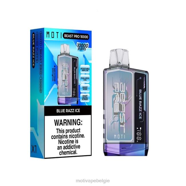 MOTI Beast Pro wegwerpdamp (5%, 10.000 trekjes) bosbessen perzik gummy MOTI vape amazon - DF4X39